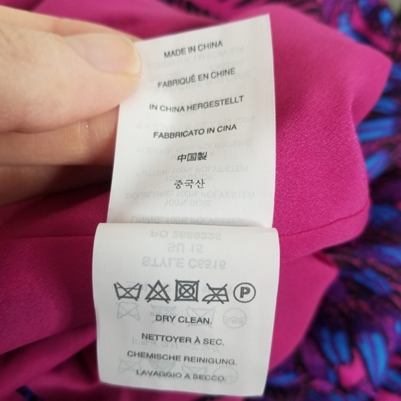 NWT J. Crew Silk Floral Midnight Fuchsia Strappy Jumpsuit Size 4 Pockets - Picture 13 of 16